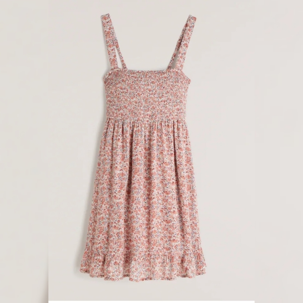 Abercrombie and Fitch Smocked Squareneck Dress